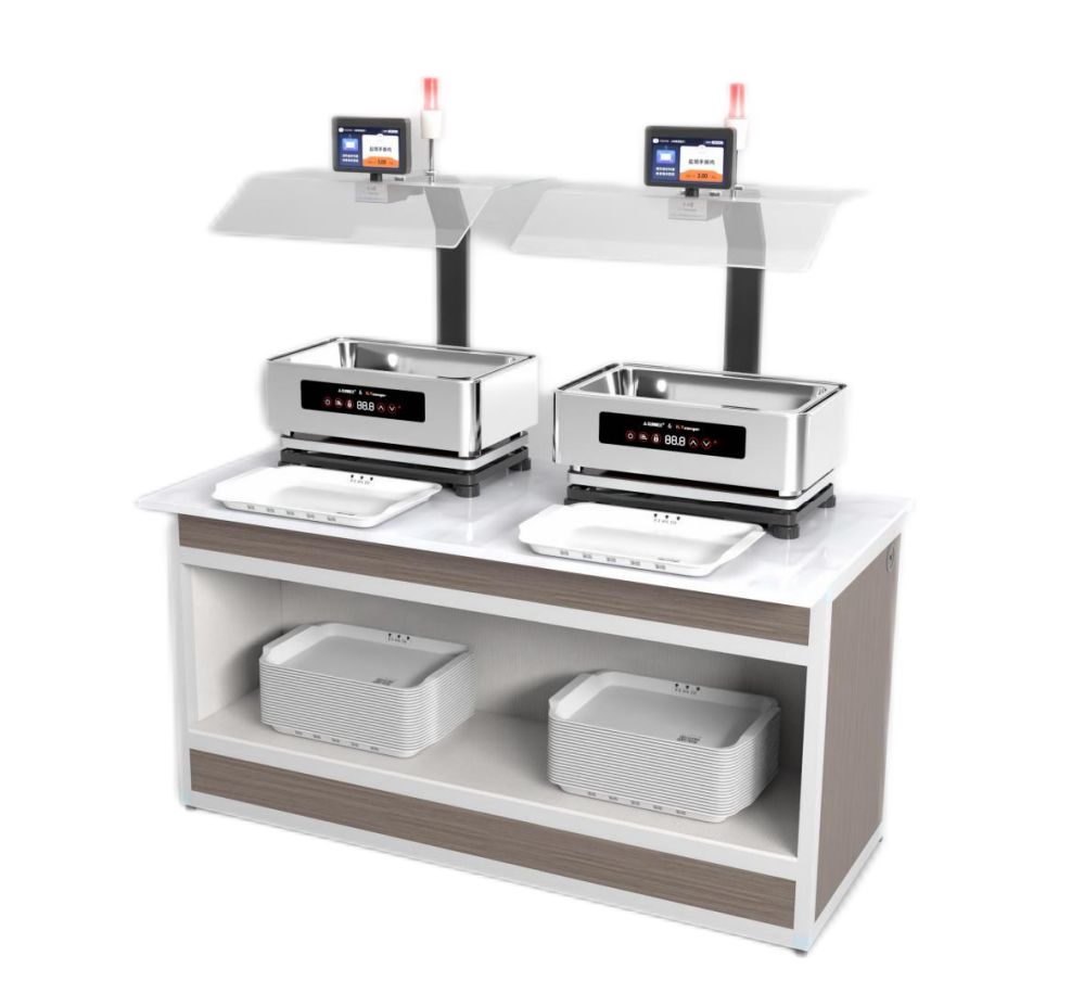 小样智慧食堂 智能取餐台与称重设备零售解决方案